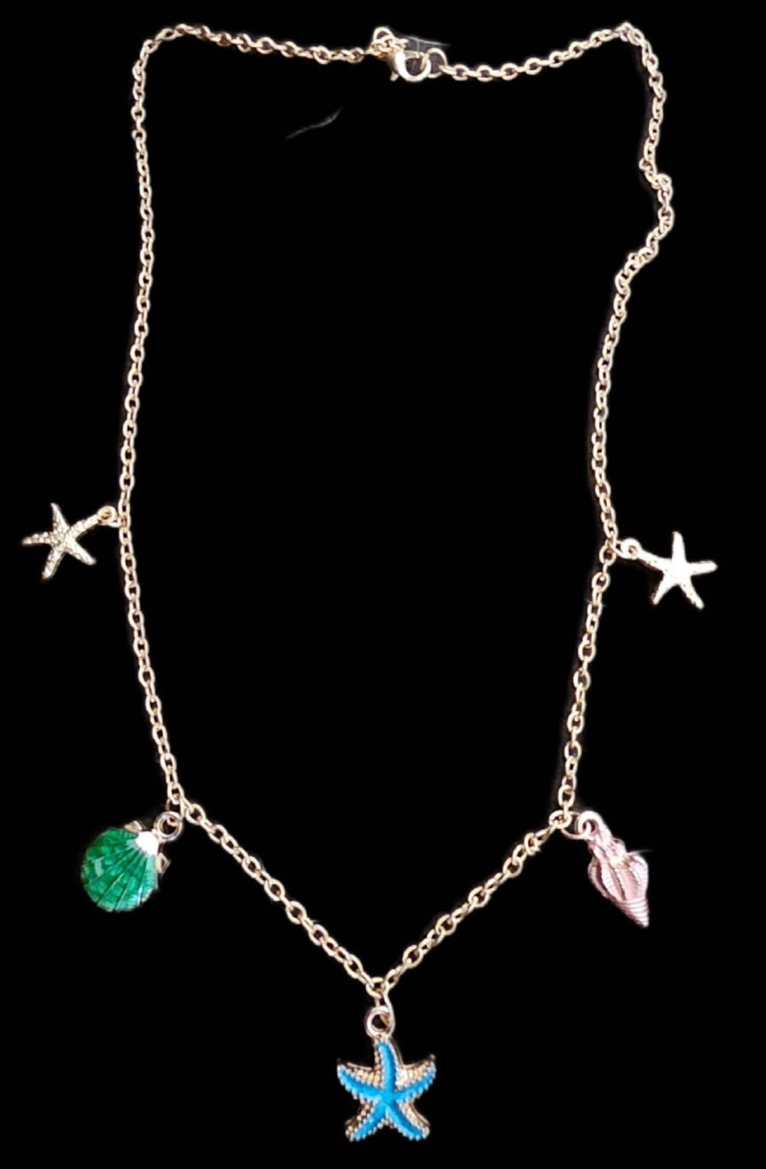 Ozean Charm-Kette Silber