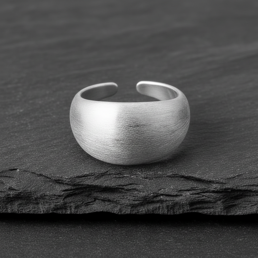 Ring 925 Silber Dome minimalistisch