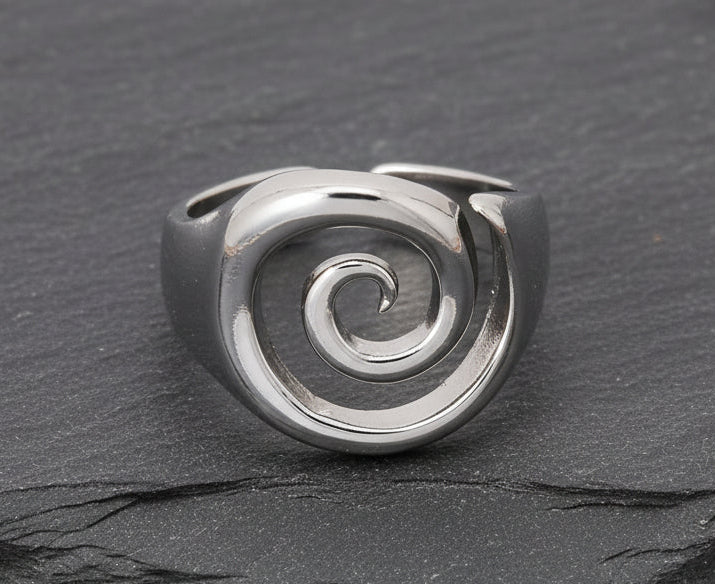 Ring Edelstahl Spirale