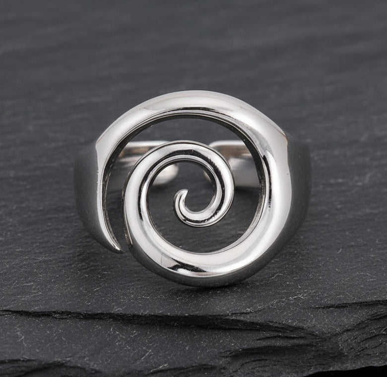 Ring Edelstahl Spirale